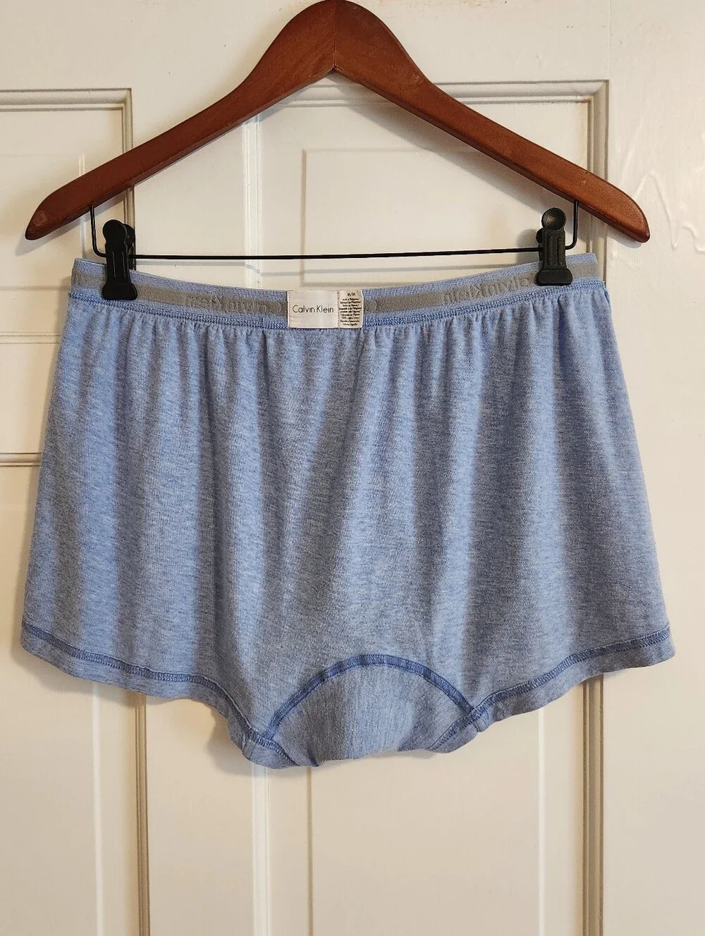💪Calvin Klein💪 - Blue Knit Boxer/Lounge Short w/Logo Waistband